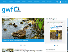 Tablet Screenshot of gwf-wasser.de